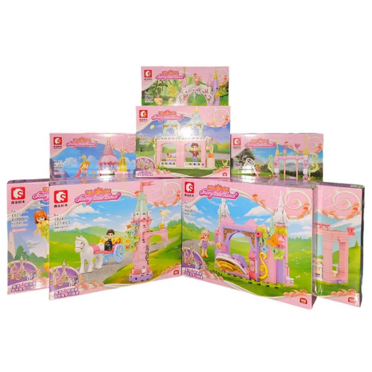 Colección Bloques 4 En 1 Fairy Tale Land